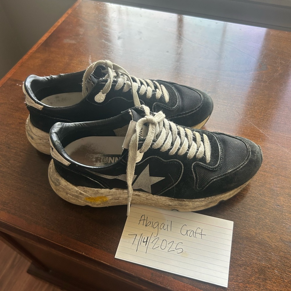 Golden Goose Black and White Sneakers